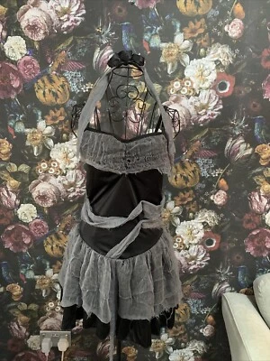 Vestido de fantasía para adultos talla pequeña Zombie Bride Foto 1 de 4