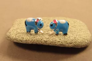 Pendientes de elefante | Pendientes para niños | Pendientes de esmalte - Imagen 1 de 8