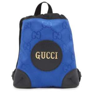 GUCCI Off the Grid Backpack Nylon/Leather Blue/Black 643887