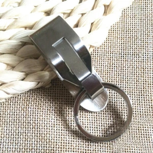 Quick Release Steel Keychain Belt Clip Rings Classic ис Key Holder K1V1 - Picture 1 of 6