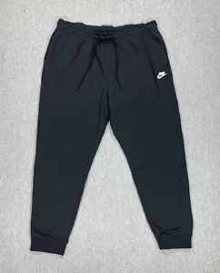 Nike Sportswear Phoenix Fleece Black High-Waisted Joggers Sweatpants Women's 1X - Picture 1 of 10