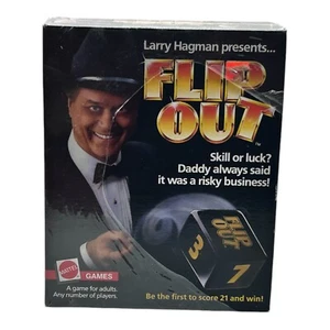 Vintage 1985 Larry Hagman of Dallas Flip Out Game by Mattel 1209 New Sealed - Picture 1 of 6