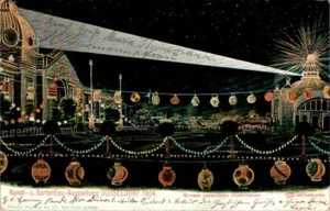 AK AUSSTELLUNG INTERNATIONALE KUNST & GARTENBAU DÜSSELDORF JAPAN. ILLUMIN. 1904 - Bild 1 von 2