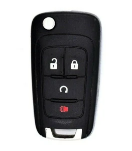 OEM Unlocked Buick Remote 13585814 13585811 Flip Key Fob AVL-B01TAC - Picture 1 of 4