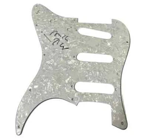 Golpeador de guitarra eléctrica firmado por Mike Rutherford - Mike & The Mechanics + certificado - Imagen 1 de 3