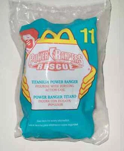 2000 McDonald's Happy Meal Toy Power Ranger Rescue #11 Titanium Power Ranger - Picture 1 of 4
