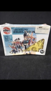 VINTAGE AIRFIX WATERLOO HIGHLAND INFANTRY 1-72 MODEL FIGURES 1986 (SEALED) - Picture 1 of 3