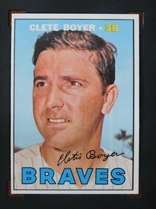Tarjeta de béisbol Topps #328 1967 Clete Boyer (casi nueva) - Imagen 1 de 2