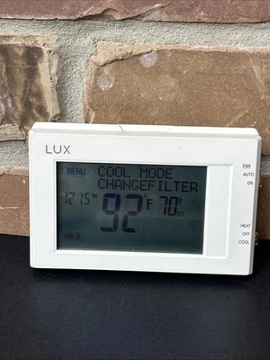 Lux TX9600TSA Touchscreen Programmable Thermostat - White - Image 1 of 4