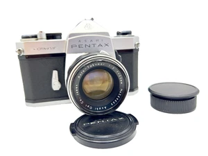 Pentax Spotmatic SP Shutter & LM Working Film Camera & Takumar 55mm F/2 Lens DDP - Picture 1 of 17