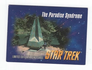 Star Trek TOS 1993 Skybox VHS Video Trading Card Episode 58 Paradise Syndrome - Picture 1 of 2