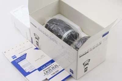 Hood !! [Top Mint in Box] Zeiss Distagon T* 25mm f/2.8 ZF Lens Nikon F Japan - Image 1 of 4