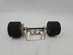 Hinterachse RC Metall mit Zahnrad Räder RC Vintage - Bild 1 von 4