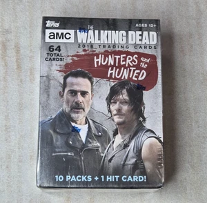 2018 Topps THE WALKING DEAD The Hunters and the Hunted Sealed Blaster Box 1 HIT - Picture 1 of 4