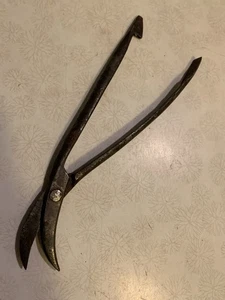 Vintage Schmied Leder Arbeit Utility Schere Schere 8" lange Schraubendreher Spitze - Bild 1 von 5