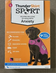 ThunderShirt Deporte para Perros Grande Fucsia Perro Ansiedad Chaleco - Usado - No Usado - Imagen 1 de 2