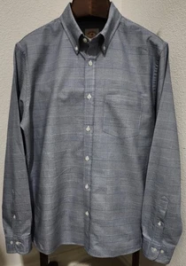 Brooks Brothers Red Fleece OCBD Black Glen Check Plaid Large L - Bild 1 von 6