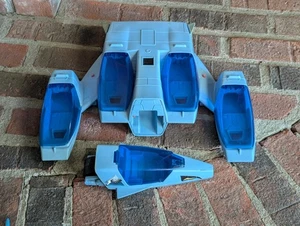 Vintage 1987 Kenner SilverHawks Maraj Vehicle Ship w/ All Canopies - Picture 1 of 24