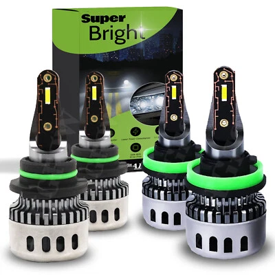 For Kenworth T370 T660 T680 T880 Truck 2014-2020 LED Headlights Hi/Low Bulbs Kit - Image 1 of 4