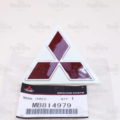 ПОДЛИННЫЙ Mitsubishi три бриллианта передняя наклейка эмблема ECLIPSE 3000GT MB814979 - Изображение 1 из 4