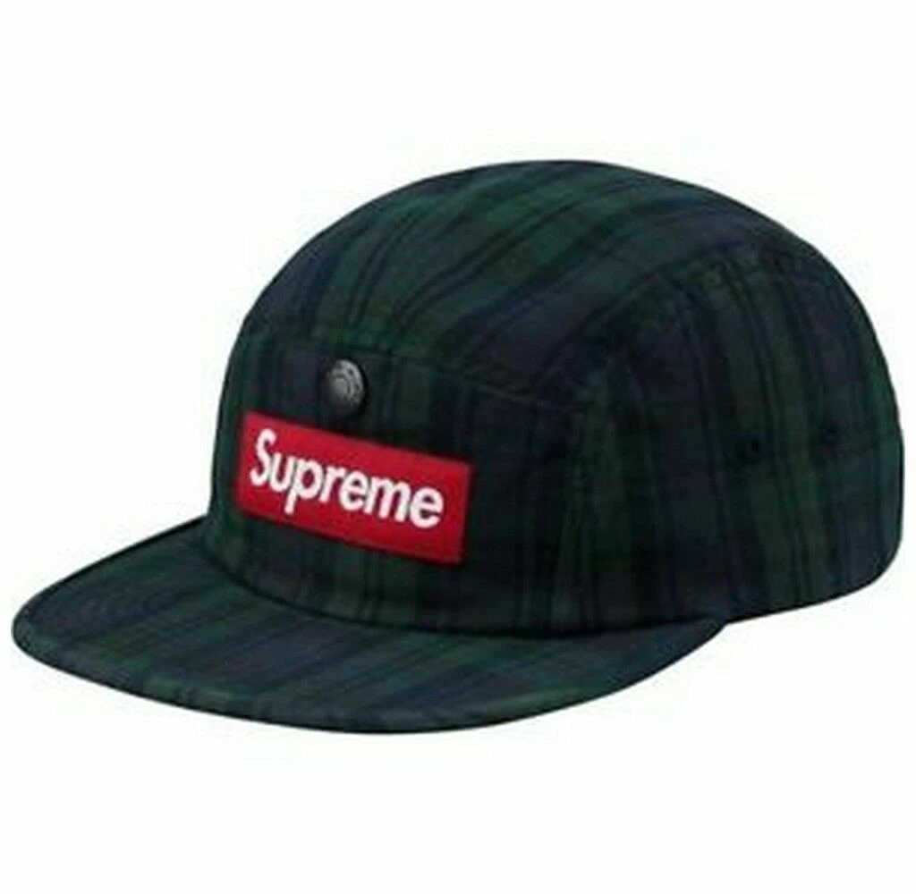 Supreme Plaid Camp Cap for sale - eBay