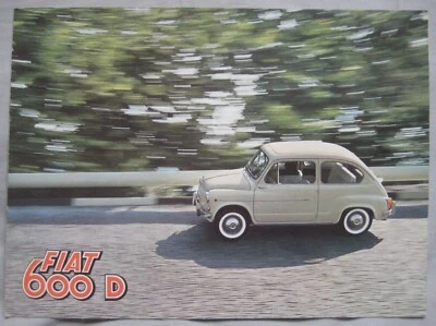 Fiat 600 D Brochure publication number 1651 - Imagem 1 de 4