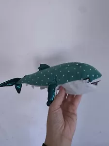 Ty Disney Sparkle Finding Nemo Hammerhead Shark Plushy, Green, Small - Picture 1 of 5