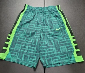 Nike Boy's Dri-Fit Athletic Shorts Green Size XL Drawstring - Picture 1 of 9
