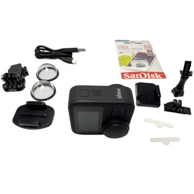 GoPro MAX Waterproof 360 Traditional Camera Spherical 5.6K HD Video 16.6MP - Image 1 of 4