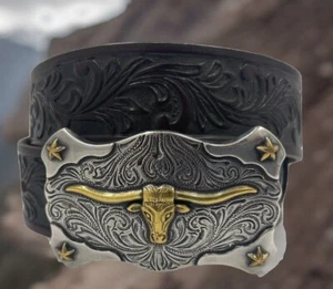 Tony Lama Belt LITTLE TEXAS Leather Made in USA Size 24  NWT C60115 List $36 - Picture 1 of 8