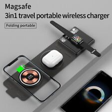 3 in 1 Wireless Charger Foldable Mat Pad For Apple Watch Air Pods iPhone 14 Max 