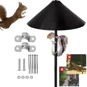 12/14/16 Inch Squirrel Proof Baffle Squirrel Guards for Bird Feeders Outdoor US - Picture 1 of 11