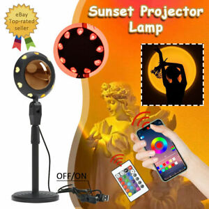 USB Light Remote Control 16 Colors Sunset Love APP LED Romantic Atmosphere Lamp
