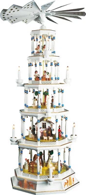 Richard Glässer Pyramide Heilige Fam. 5-stöckig 123 cm, elektrisch #14749 - Bild 1 von 2