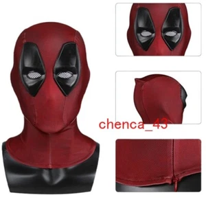 Deadpool 3 Wade Wilson Cosplay Mask Movie Full Face Mask Halloween Costume Props - Picture 1 of 8
