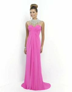 V319 BLUSH PROM 9952 SZ 0 PETUNIA $445 FORMAL PROM GOWN DRESS NWT - Picture 1 of 11
