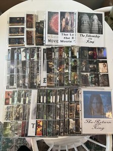 7x Topps Lord of the Rings Set + Chase Cards - Fellowship Two Towers Return King