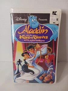 Disney Aladdin And The King Of Thieves SEALED New Vintage VHS Kmart - Picture 1 of 4