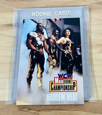 Booker T - Harlem Heat Rookie Raro 1995 WCW Cardz Evento Principal #97 WWE Como Nuevo Foto 1 de 2