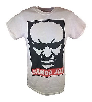 Samoa Joe Submission Machine WWE Mens White T-shirt Cover