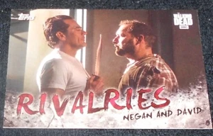WALKING DEAD SEASON 7 - RIVALRIES - INSERT CARD # R3 NEGAN VS DAVID - Picture 1 of 1