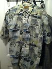 Clearwater Outfitters Size Xl Button Down Classic Corvette Short Sleeve Pocket