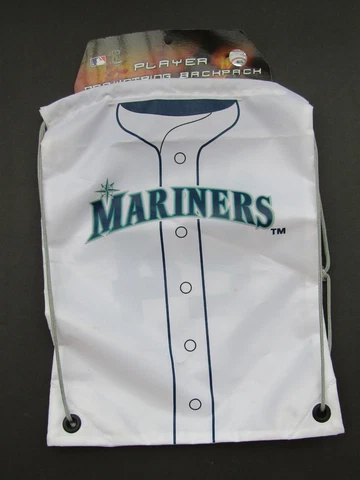 Seattle Mariners MLB Griffey 24 Drawstring Backpack by Forever Collectibles-NEW Cover