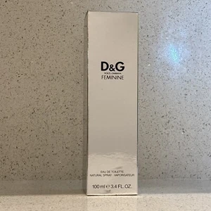 Dolce & Gabbana D&G Feminine Eau De Toilette 100ml Vintage Rare Discontinued - Picture 1 of 6