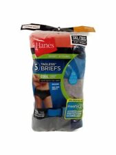 Hanes Men's Cotton Briefs Underwear - Black, 3XL
