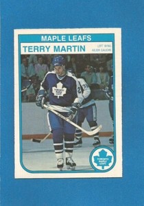 Terry Martin 1982-83 O-PEE-CHEE OPC Hockey #329 (NM+)(OC) Toronto Maple Leafs