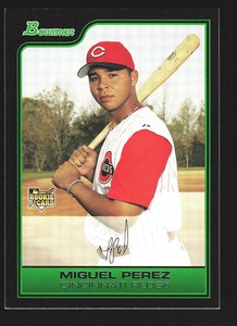 2006 Bowman Baseball Rookie Card #212 Miguel Perez