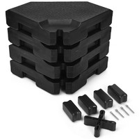 Abba Patio 4pcs Offset Umbrella Base Plastic Cantilever Base Weights Plate Set For Sale Online