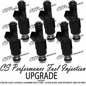 #1 Bosch UPGRADE Fuel Injectors (6) set for Dodge Jeep 4.0L I6 Replaces 53030778
