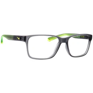 Nike Eyeglasses 7091 065 Live Free Matte Gray/Green Square Frame 54[]16 140 - Picture 1 of 6